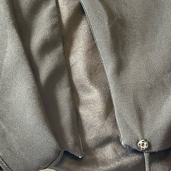 Women’s Vintage Y2K Tiered Ruffle Chiffon Midi Dress Witchy Vamp Size 8 Layers - Picture 7 of 8